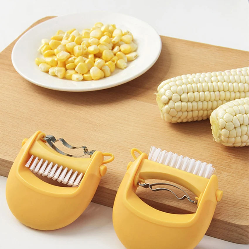Stainless Steel + ABS Corns Stripper Kitchen Creative Gadget Corn Planer Brush Potato/Carrot/Cucumber/Fruit Peeler Corn Thresher
Stainless Steel + ABS Corns Stripper Kitchen Creative Gadget Corn Planer Brush Potato/Carrot/Cucumber/Fruit Peeler Corn Thresher