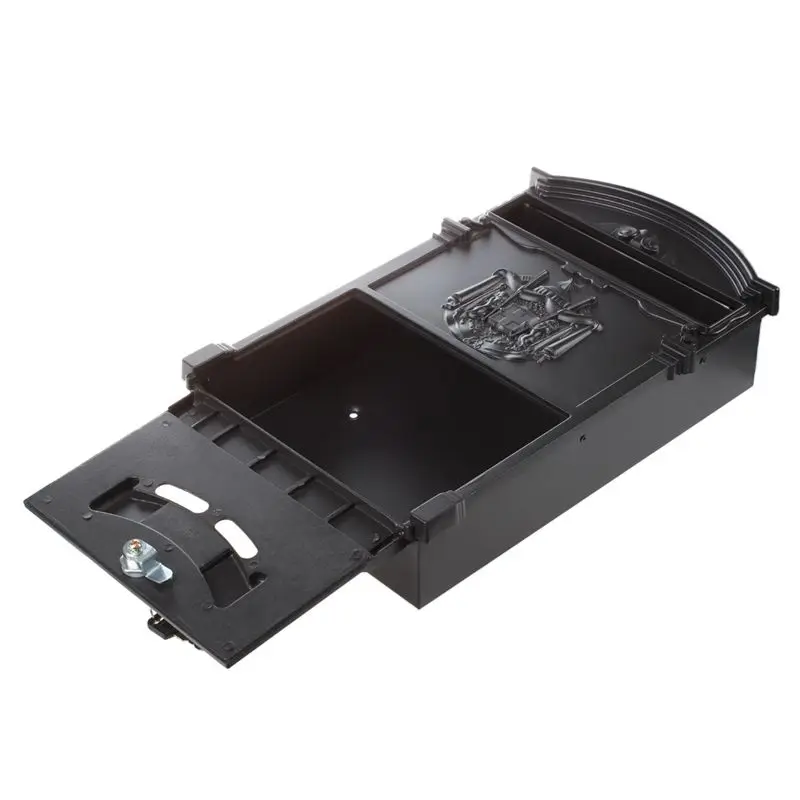 Heavy Duty Black Aluminium Lockable Secure Mail Letter Post Box Letterbox New | Дом и сад