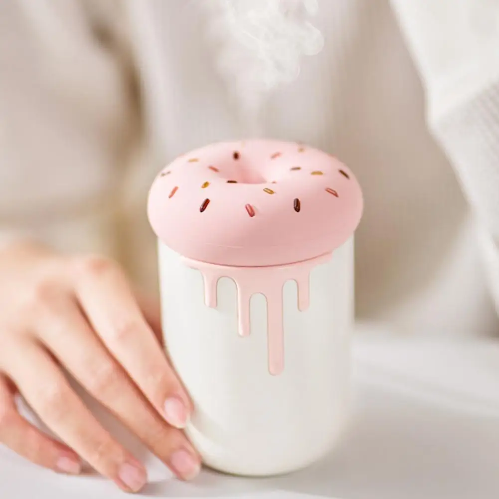 250ml Lovely Donut Air Humidifier USB Aromatherapy Diffuser with Romantic LED Lamp Ultrasonic Mini Car Water Mist Maker Atomizer
250ml Lovely Donut Air Humidifier USB Aromatherapy Diffuser with Romantic LED Lamp Ultrasonic Mini Car Water Mist Maker Atomizer