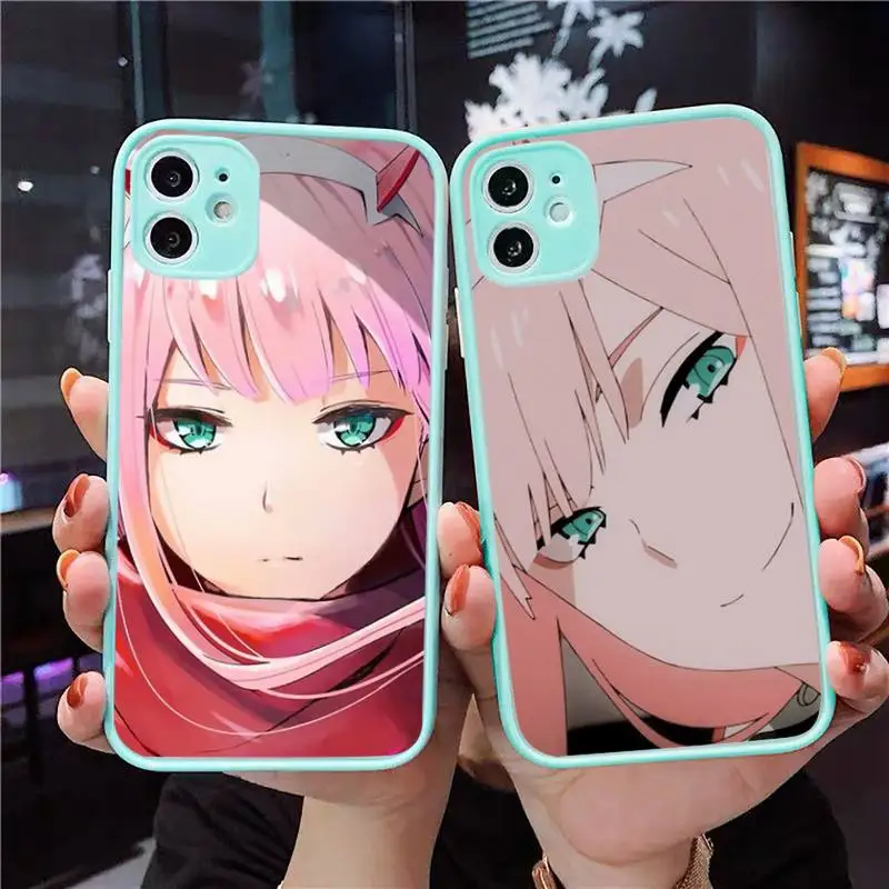 Zero Two Darling in the FranXX Anime Hard Phone Matte Transparent for iPhone 7 8 11 12 s mini pro X XS XR MAX Plus cover funda
Zero Two Darling in the FranXX Anime Hard Phone Matte Transparent for iPhone 7 8 11 12 s mini pro X XS XR MAX Plus cover funda