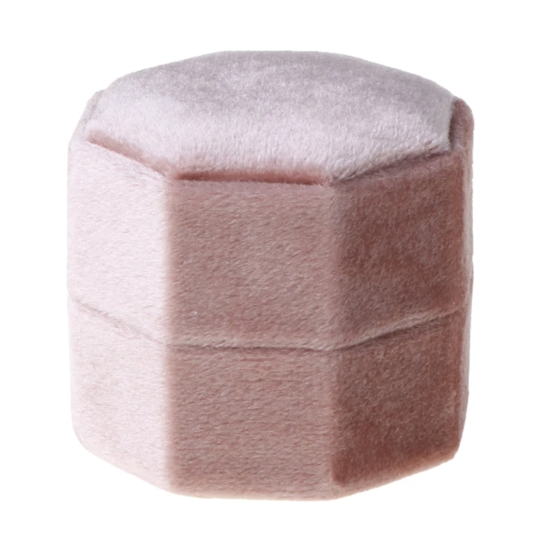 Velvet Single Ring Box Octagon Wedding Ceremony Ring Box with Detachable Lid K3ND
Velvet Single Ring Box Octagon Wedding Ceremony Ring Box with Detachable Lid K3ND