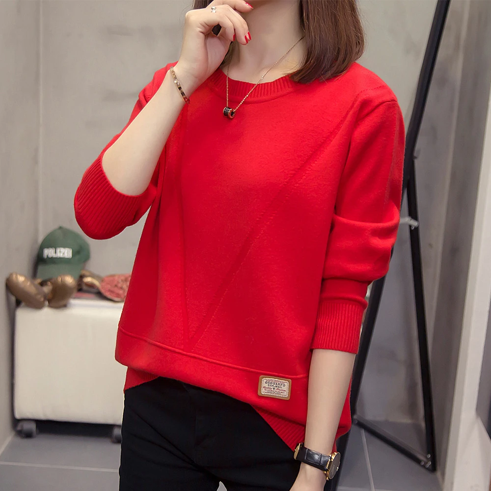 Plus Size Knitted pullovers Sweaters Women 2020 Autumn Winter trendy Loose korean Knitwear Tops oversize solid Ladies Jumpers
Plus Size Knitted pullovers Sweaters Women 2020 Autumn Winter trendy Loose korean Knitwear Tops oversize solid Ladies Jumpers