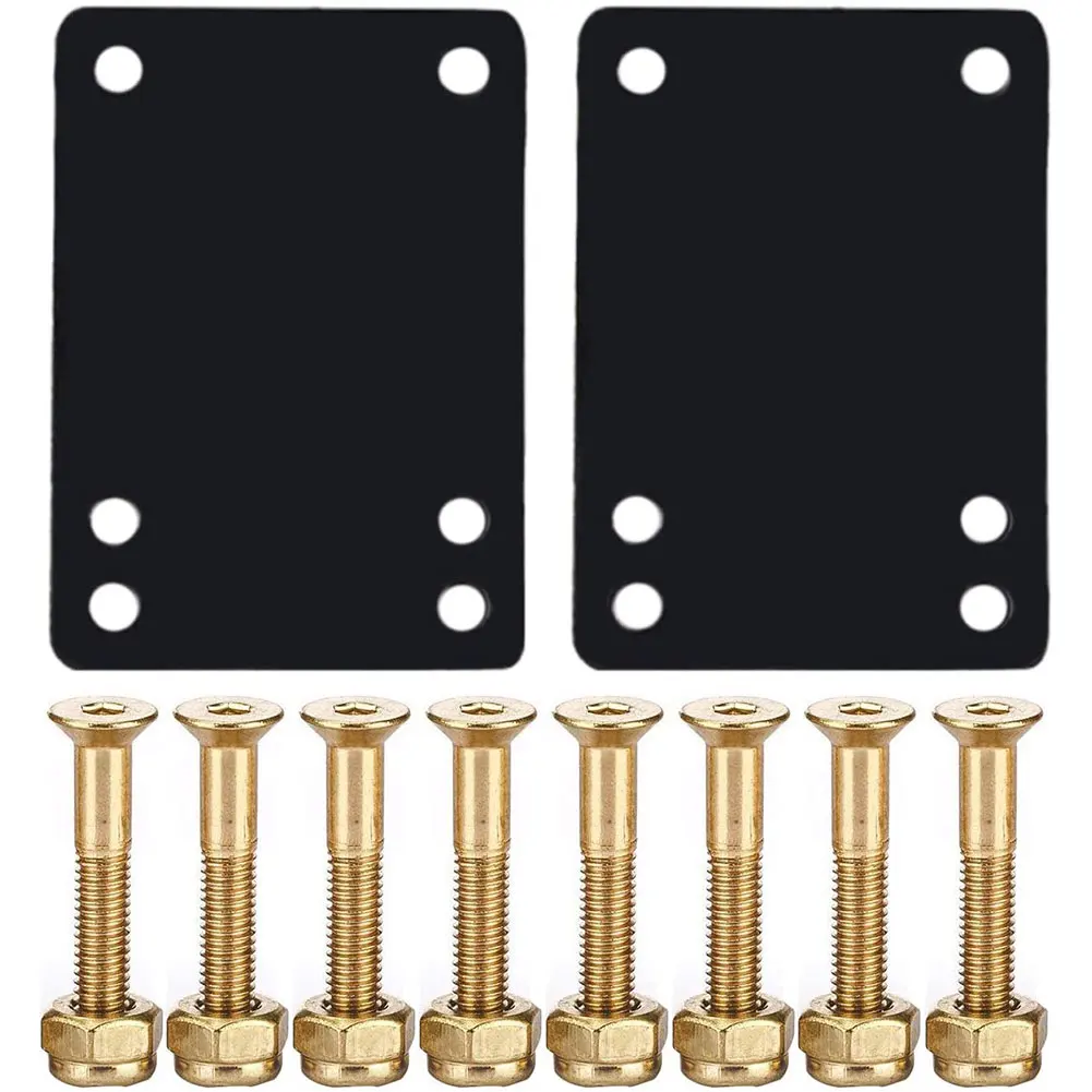 Skateboard Riser Pads Skateboard Riser Pad Screws Set Mounting Replacement Hardware Nuts Bolts Set Longboards Scooters Cruisers
Skateboard Riser Pads Skateboard Riser Pad Screws Set Mounting Replacement Hardware Nuts Bolts Set Longboards Scooters Cruisers