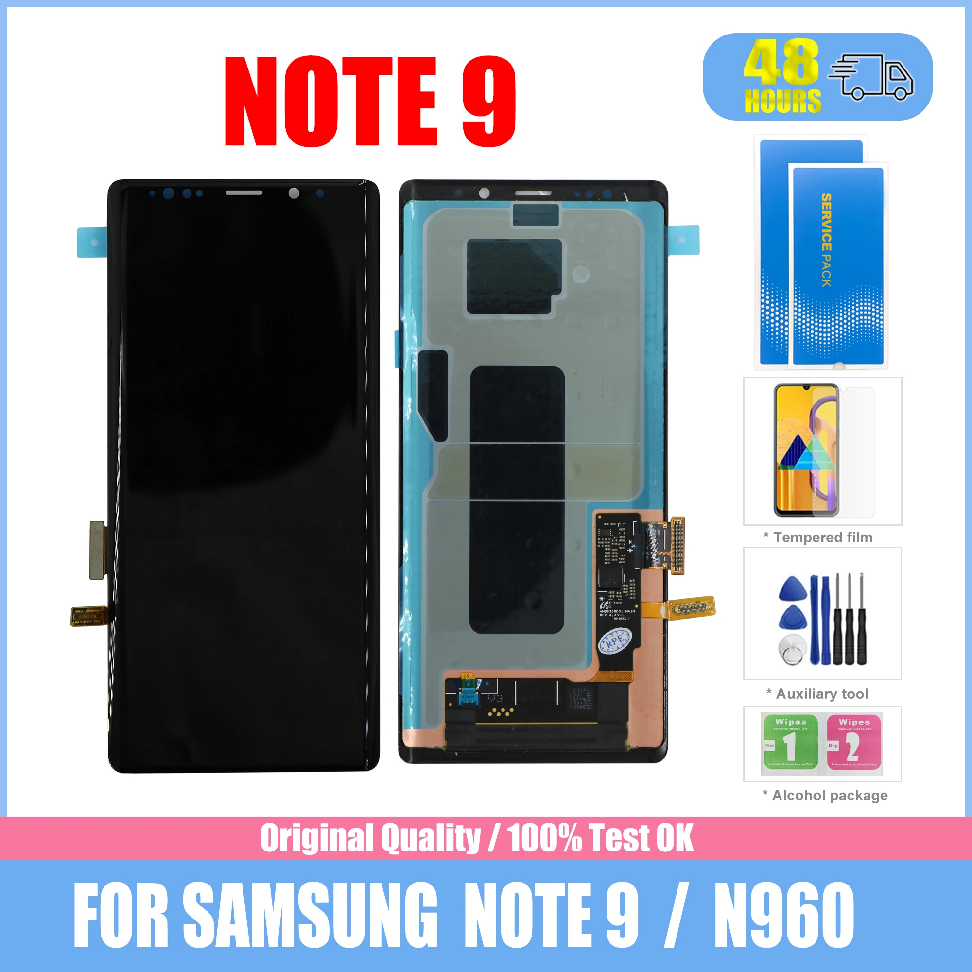 Super Amoled For Samsung Galaxy Note 9 LCD Display N960D N960F Touch Screen Digitizer For Samsung N960 Replacement Parts
Super Amoled For Samsung Galaxy Note 9 LCD Display N960D N960F Touch Screen Digitizer For Samsung N960 Replacement Parts