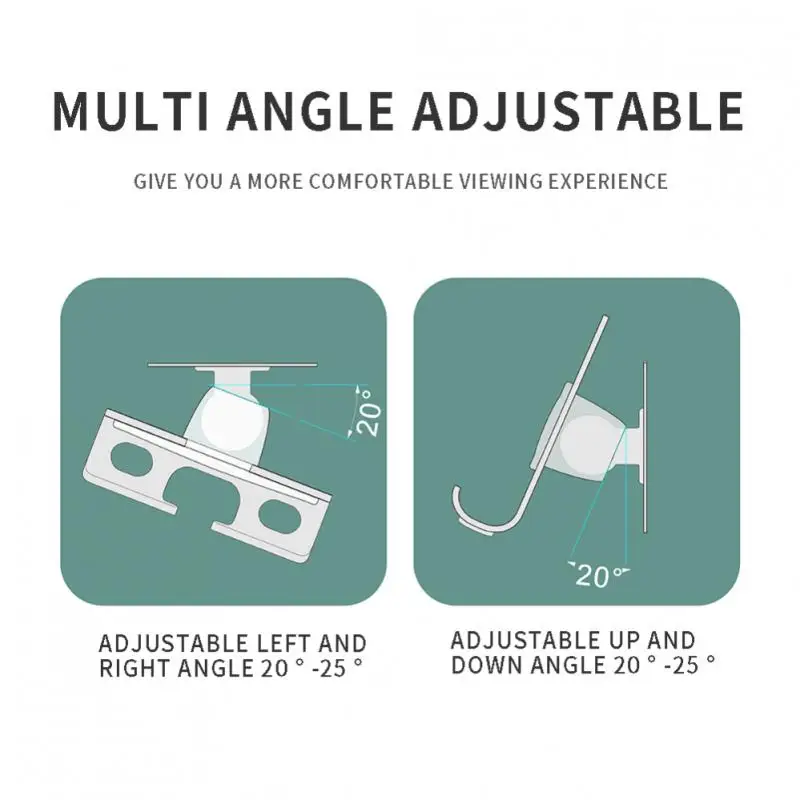 1PC Mobile Phone Bracket Universal Bracket Wall-mounted Rotatable Mobile Phone Stand Multi-angle Rotation Wall-mounted Holder
1PC Mobile Phone Bracket Universal Bracket Wall-mounted Rotatable Mobile Phone Stand Multi-angle Rotation Wall-mounted Holder