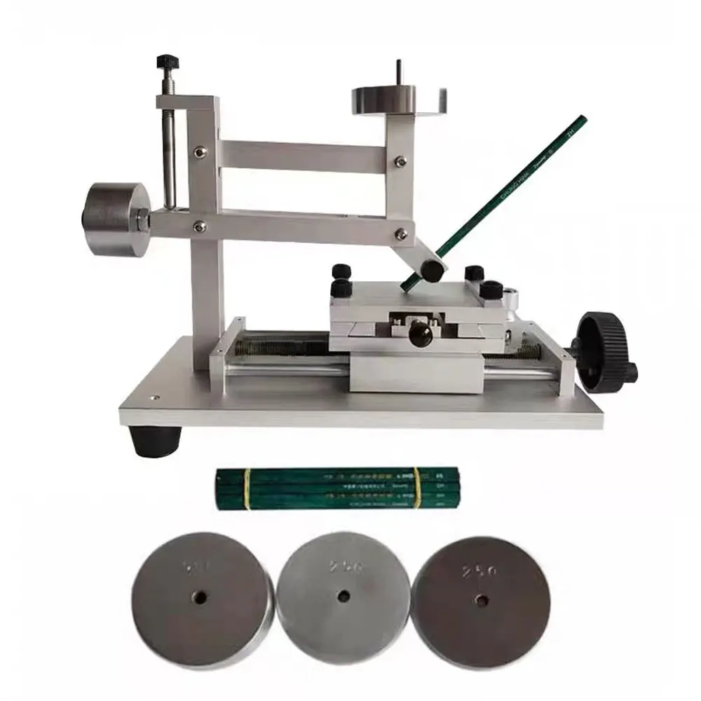 Hand crank QHQ pencil hardness tester Paint film hardness testing machine Pencil Scratch Tester Coating scratch hardness tester
Hand crank QHQ pencil hardness tester Paint film hardness testing machine Pencil Scratch Tester Coating scratch hardness tester