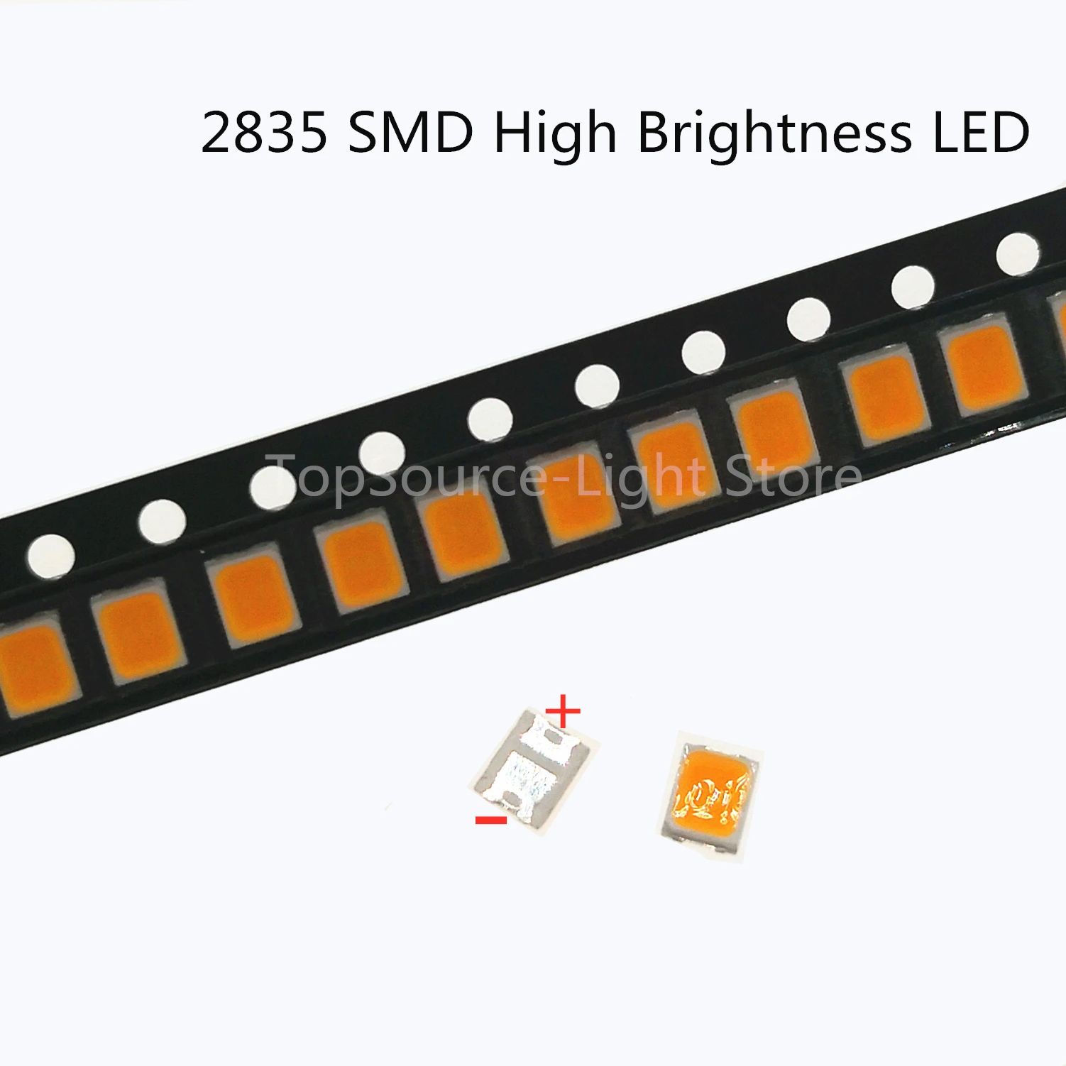 

Original 100pcs High Brightness 2835 SMD LED Chip 1W 18V 9V 6V 3V 130lM White LED 3000K 4000K 6000K 9000K