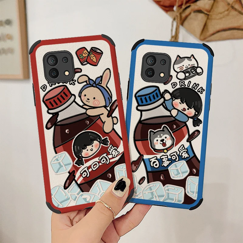 Cool Soda Girl Phone Case For Xiaomi Mi 11 11lite 11i 11Ultra lite Ultra Liquid Silicone Cover
Cool Soda Girl Phone Case For Xiaomi Mi 11 11lite 11i 11Ultra lite Ultra Liquid Silicone Cover