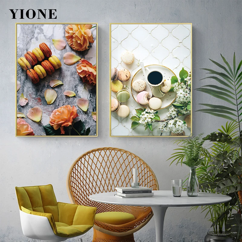 Western Food Dessert Canvas Painting Wall Art Custom Bread Cake Coffee Flower Picture Restaurant Decoration Posters and Prints 
Western Food Dessert Canvas Painting Wall Art Custom Bread Cake Coffee Flower Picture Restaurant Decoration Posters and Prints