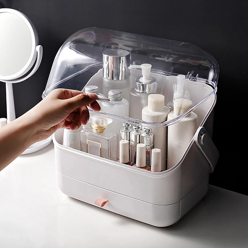 Cosmetic Storage Box Makeup Box Drawer Makeup Container Portable Cosmetic Organizer Box
Cosmetic Storage Box Makeup Box Drawer Makeup Container Portable Cosmetic Organizer Box
