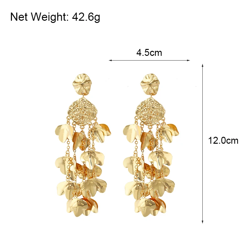 Lifefontier Gothic Long Tassel Earrings Bohemian Geometric Metal Leaves Drop Earrings for Women Party Statement Jewelry Brincos
Lifefontier Gothic Long Tassel Earrings Bohemian Geometric Metal Leaves Drop Earrings for Women Party Statement Jewelry Brincos