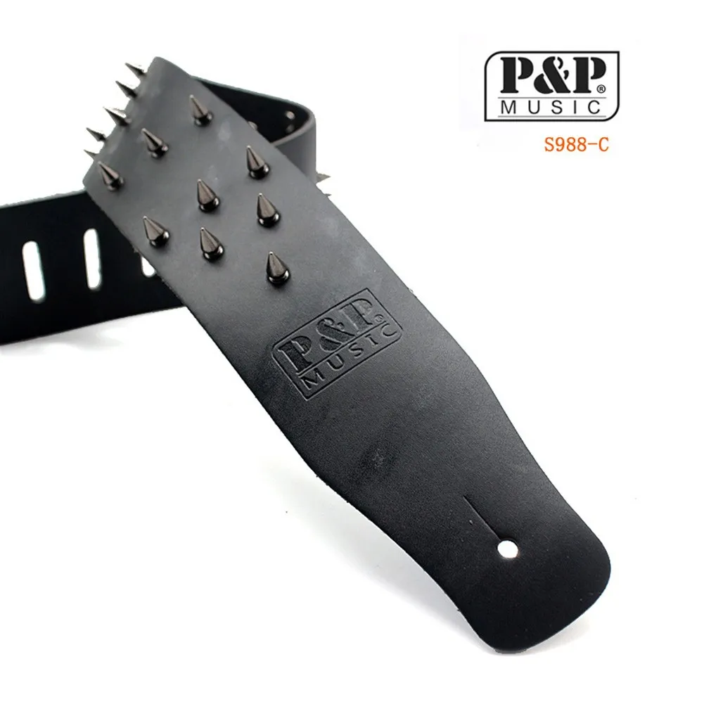 Metal Spike Studded Adjustable Heavy Duty Genuine Leather Guitar Strap Musical Instruments Accessories
Metal Spike Studded Adjustable Heavy Duty Genuine Leather Guitar Strap Musical Instruments Accessories