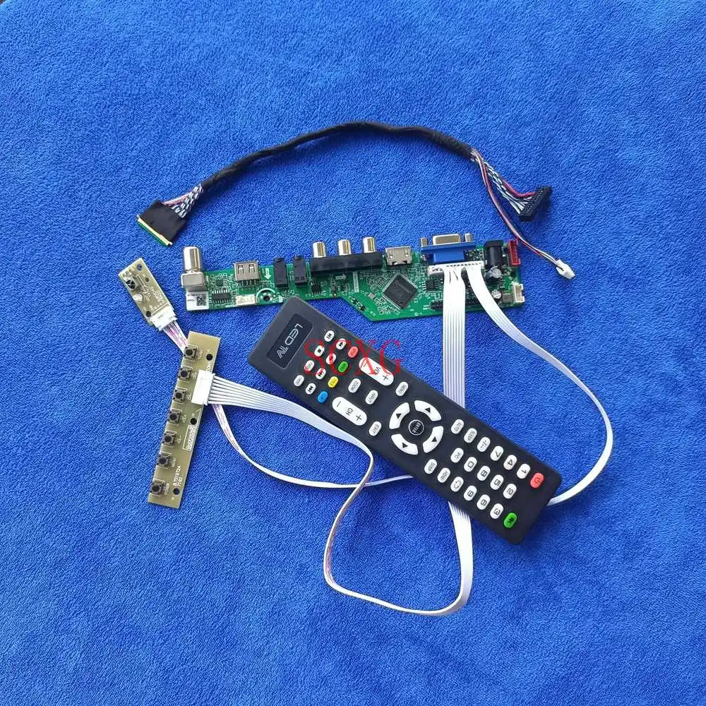 LCD LED DIY Kit Fit BT156GW01/BT156GW02 AV VGA USB HDMI-compatible 1366*768 Signal analog 40-Pin LVDS Monitor controller board 
LCD LED DIY Kit Fit BT156GW01/BT156GW02 AV VGA USB HDMI-compatible 1366*768 Signal analog 40-Pin LVDS Monitor controller board