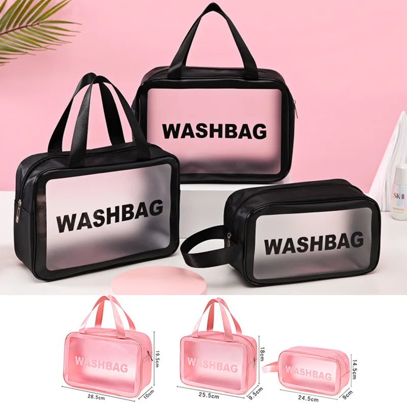 Women Portable Travel Storage Bag Transparent Waterproof Makeup Storage Pouch Large Organizer Toiletry Storage Kit
Women Portable Travel Storage Bag Transparent Waterproof Makeup Storage Pouch Large Organizer Toiletry Storage Kit
