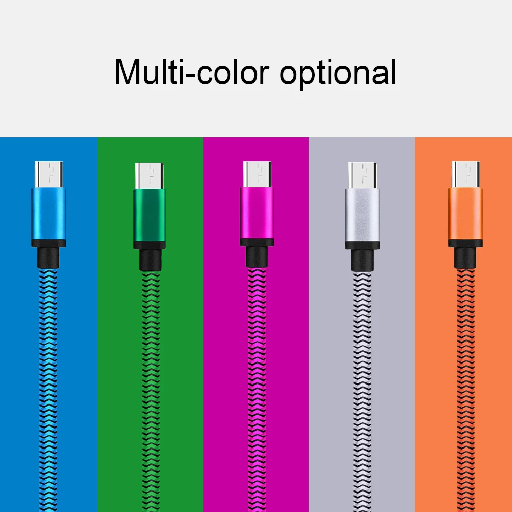 1 м 2 микро USB Android мобильный телефон usb кабель для зарядки samsung Белый Оранжевый