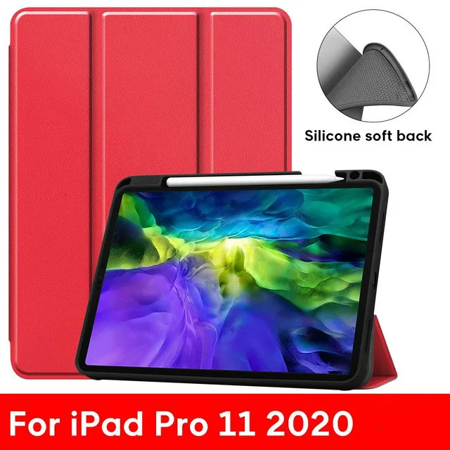 Case for iPad Pro 11 2020 Pu Leather Protective Shell New Ultra Slim Lightweight Stand Tablet tri-fold Smart cover funda capa
Case for iPad Pro 11 2020 Pu Leather Protective Shell New Ultra Slim Lightweight Stand Tablet tri-fold Smart cover funda capa