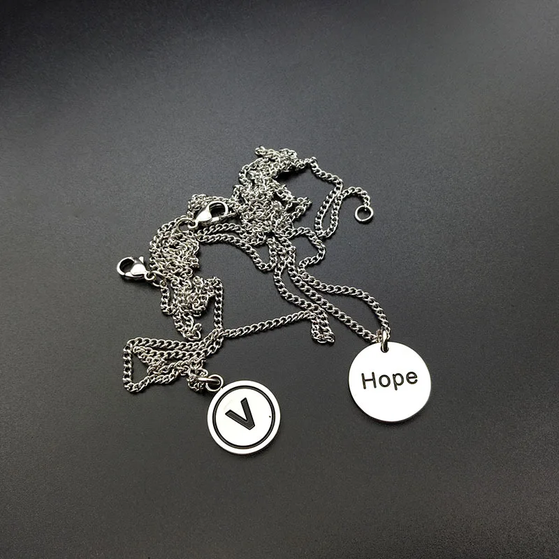 Hip Hop Jewelry Gifts Cute Hope Letter Necklaces Collar Punk Gothic 316l Stainless Steel Pendant Necklace For Women Men Bijoux
Hip Hop Jewelry Gifts Cute Hope Letter Necklaces Collar Punk Gothic 316l Stainless Steel Pendant Necklace For Women Men Bijoux