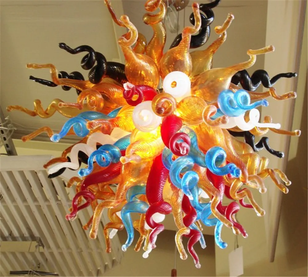 Wholesale LED Light Source Hotel Art Decor Luxury Hand Blown Murano Glass Chandelier
Wholesale LED Light Source Hotel Art Decor Luxury Hand Blown Murano Glass Chandelier