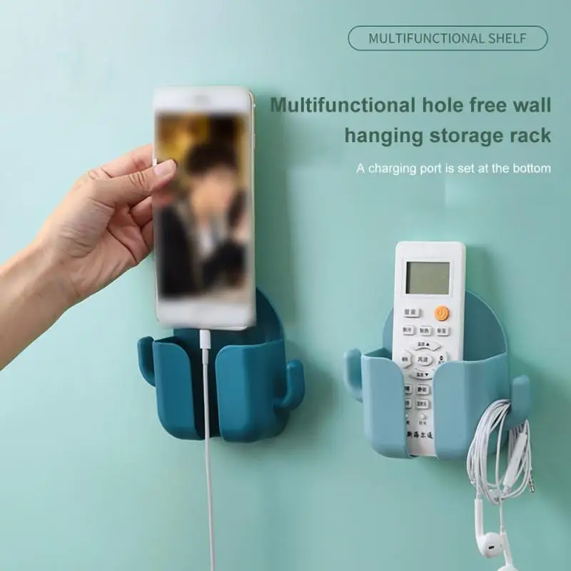 Phone Charging Storage Rack Punch-free Wall-mounted Storage Box Paste Type Remote Storage Holder Water Proof Hook Home Supplies
Phone Charging Storage Rack Punch-free Wall-mounted Storage Box Paste Type Remote Storage Holder Water Proof Hook Home Supplies