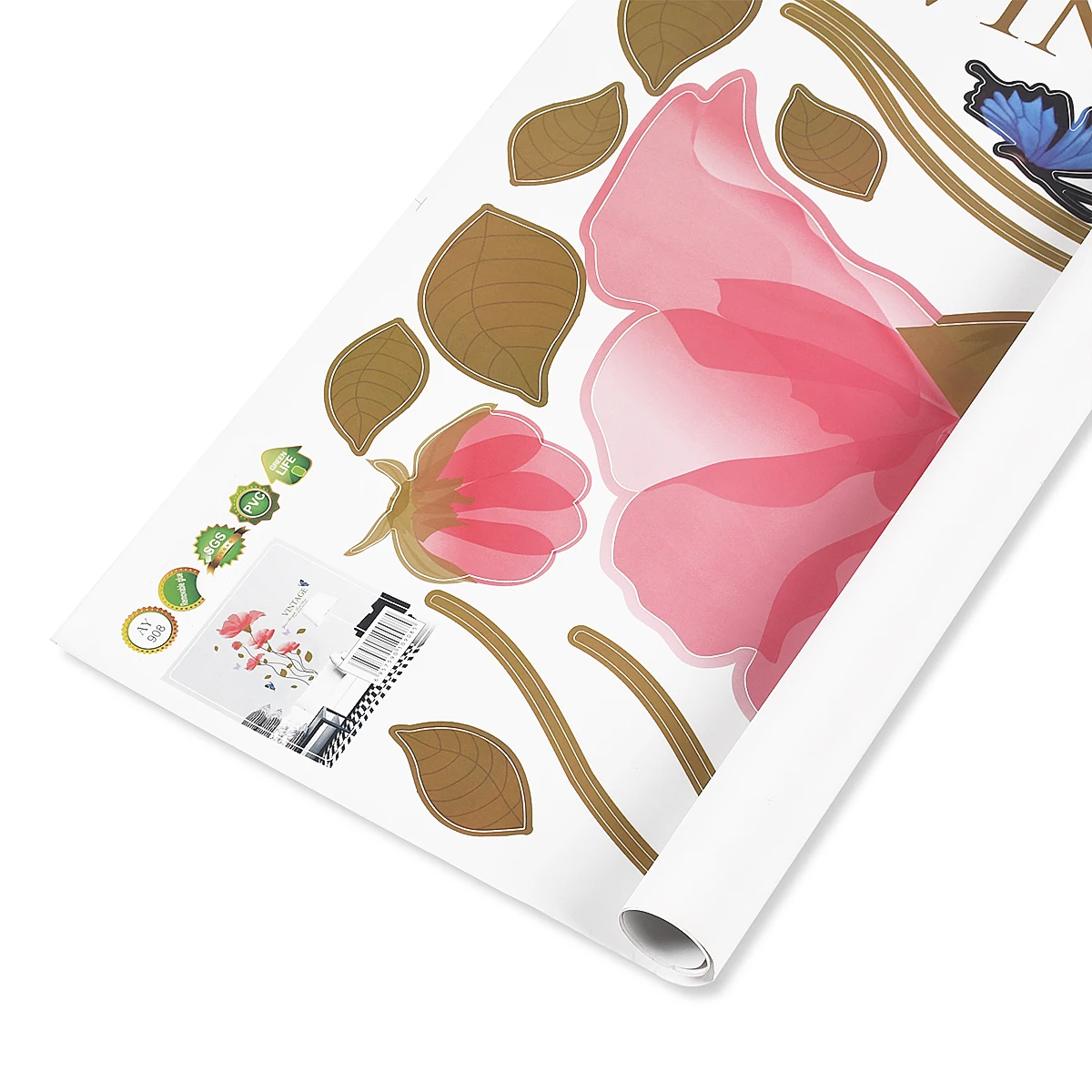 60*90cm Pink Flower Room Wall Stickers PVC Bedroom Decoration Household Adornment On The Wall Vintage Butterfly Wall Stickers
60*90cm Pink Flower Room Wall Stickers PVC Bedroom Decoration Household Adornment On The Wall Vintage Butterfly Wall Stickers