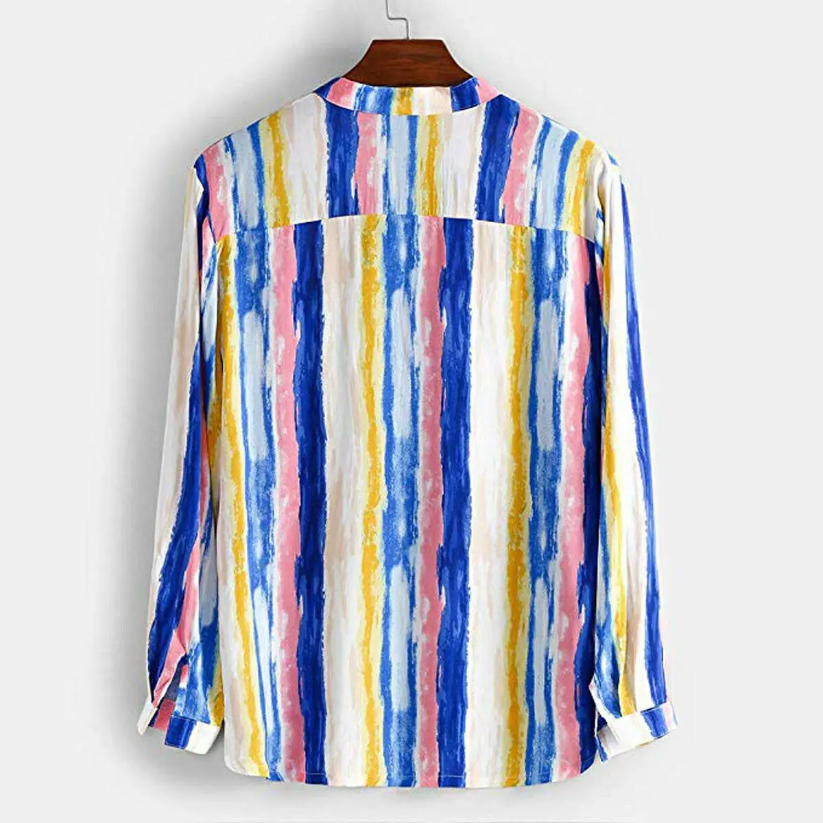 Men Slim Fit Colorized Striped Shirts Loose Male Long Sleeve Casual Henley shirt Tops Blouse Stylish Man Casual Shirts 2019
Men Slim Fit Colorized Striped Shirts Loose Male Long Sleeve Casual Henley shirt Tops Blouse Stylish Man Casual Shirts 2019