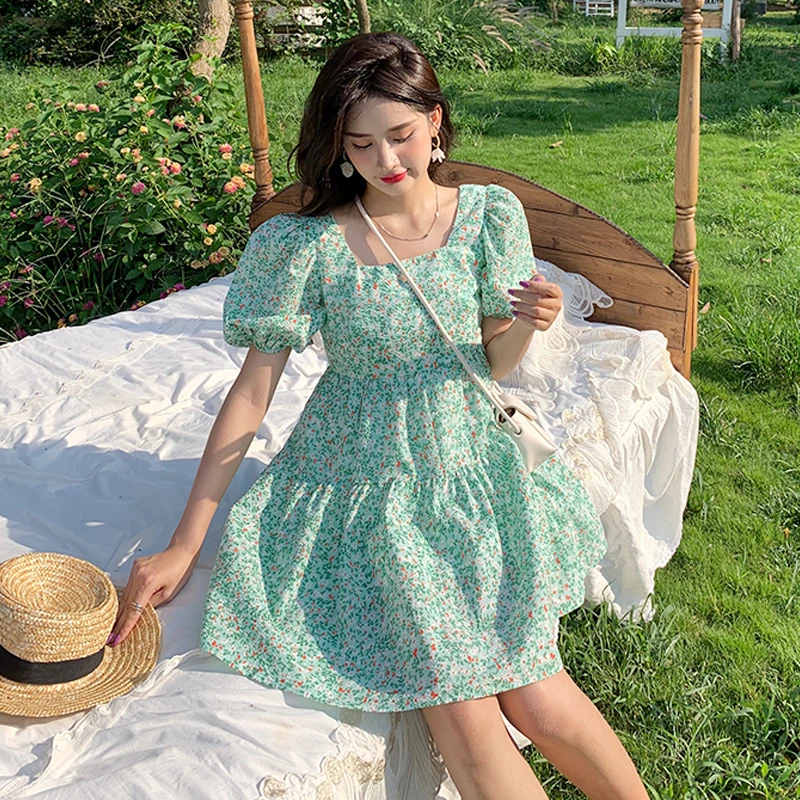 Sannian Woen Floral Dresses Female Summer 2021 New Sweet And Lovely Outing Back Bow Waist Dress Ladies Clothes
Sannian Woen Floral Dresses Female Summer 2021 New Sweet And Lovely Outing Back Bow Waist Dress Ladies Clothes