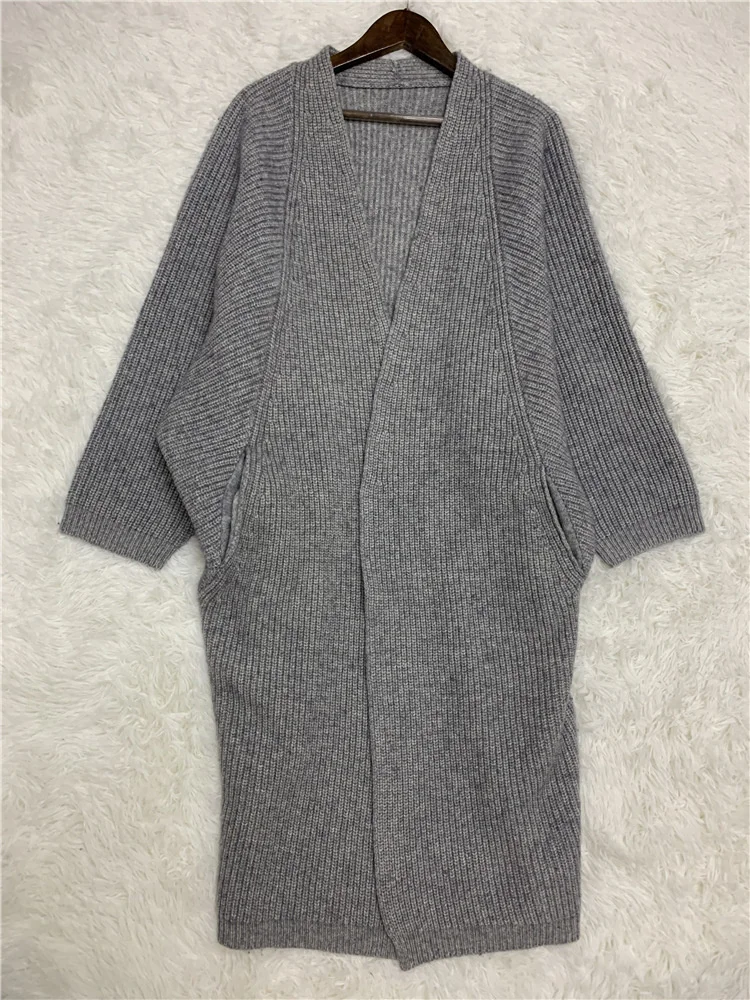 Lazy medium length cardigan sweater women's loose outer wear solid color wind autumn and winter new thickened shawl coat
Lazy medium length cardigan sweater women's loose outer wear solid color wind autumn and winter new thickened shawl coat