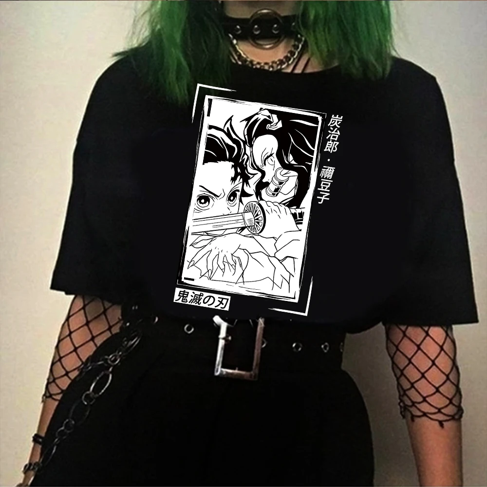 2021 Demon Slayer Kimetsu No Yaiba T Shirt Women Kawaii Japanese Anime Tanjirou Kamado Graphic Tees Harajuku Tshirt Males
2021 Demon Slayer Kimetsu No Yaiba T Shirt Women Kawaii Japanese Anime Tanjirou Kamado Graphic Tees Harajuku Tshirt Males