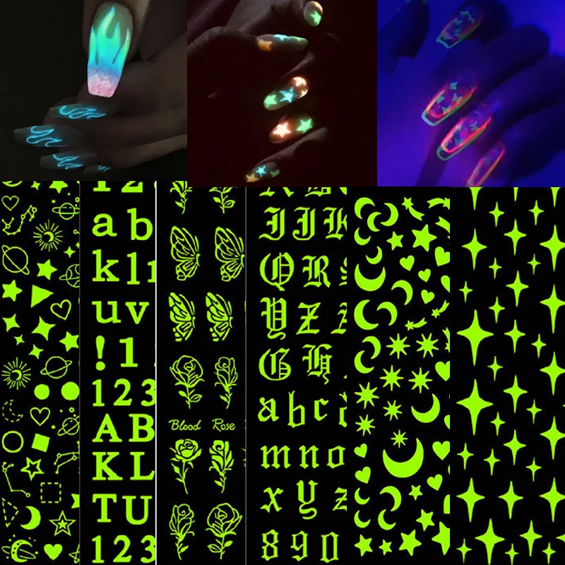 1 Sheet Star Nail Sticker 3D Luminous Glowing in Dark Nail Slider Decals Manicure Supplies Nail Art Decoration for Professional
1 Sheet Star Nail Sticker 3D Luminous Glowing in Dark Nail Slider Decals Manicure Supplies Nail Art Decoration for Professional