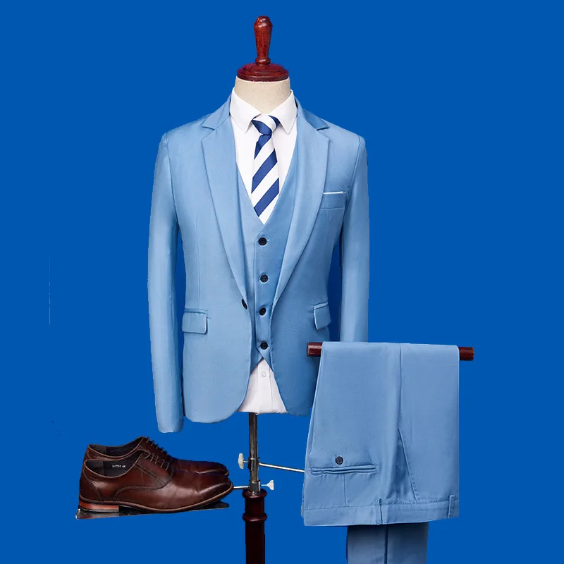 2021 Red Men's Suit 3 Pieces Set One-Button Flat Slim Fit Casual Tuxedos For Wedding Prom (Jacket+Pants+Vest) costume homme
2021 Red Men's Suit 3 Pieces Set One-Button Flat Slim Fit Casual Tuxedos For Wedding Prom (Jacket+Pants+Vest) costume homme
