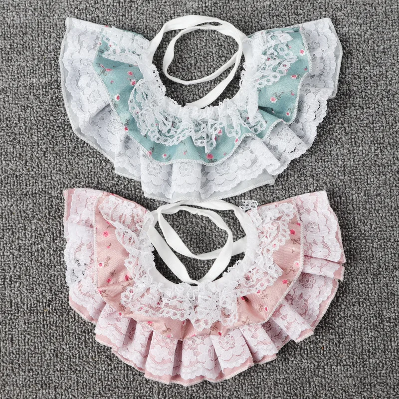 Dog Cat Collar Bib with Bell Adjustable Cute Lace Pet Puppy Necklace Dogs Neckerchief Pet Supplies Decoration Dog Accessories
Dog Cat Collar Bib with Bell Adjustable Cute Lace Pet Puppy Necklace Dogs Neckerchief Pet Supplies Decoration Dog Accessories
