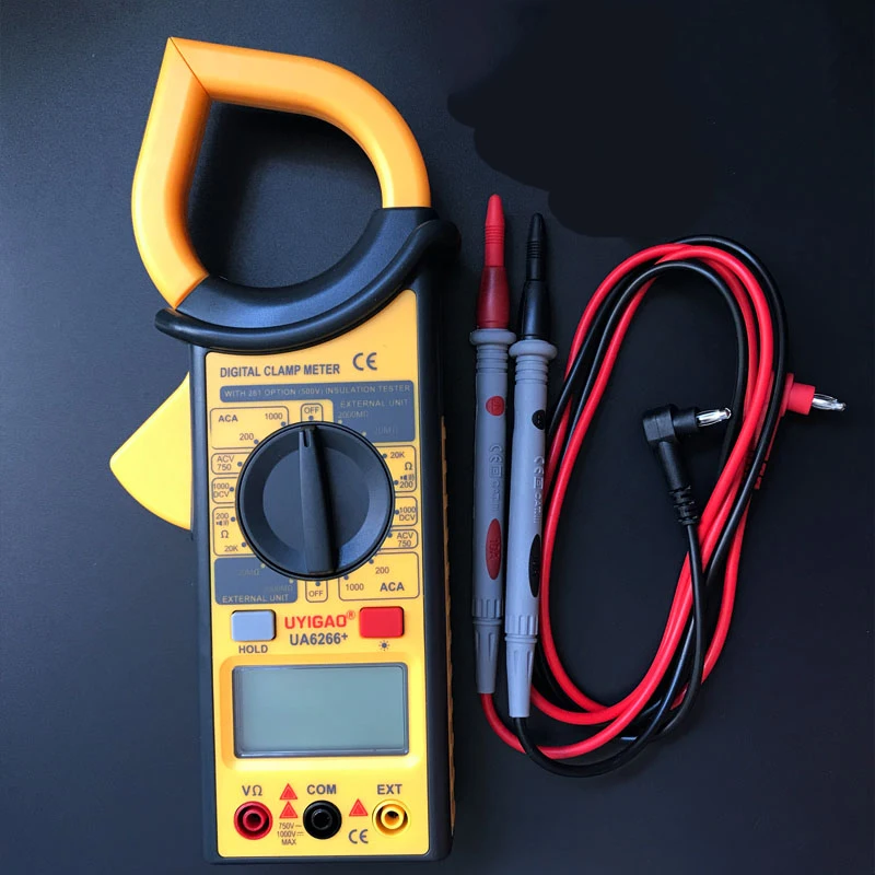 UYIGAO UA6266+ Handheld Clamp Meter Multimeter High Current Clamp Meter 1000A1000V True RMS High Precision Capacitance
UYIGAO UA6266+ Handheld Clamp Meter Multimeter High Current Clamp Meter 1000A1000V True RMS High Precision Capacitance