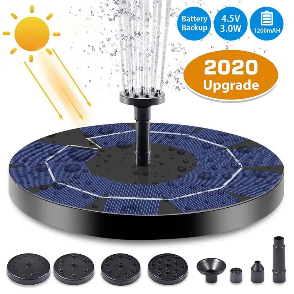 Floating Solar Fountain Garden Waterfall Fountain Pool Pond Bird Bath Solar Panel Powered Fountain Water Pump Garden Decoration
Floating Solar Fountain Garden Waterfall Fountain Pool Pond Bird Bath Solar Panel Powered Fountain Water Pump Garden Decoration