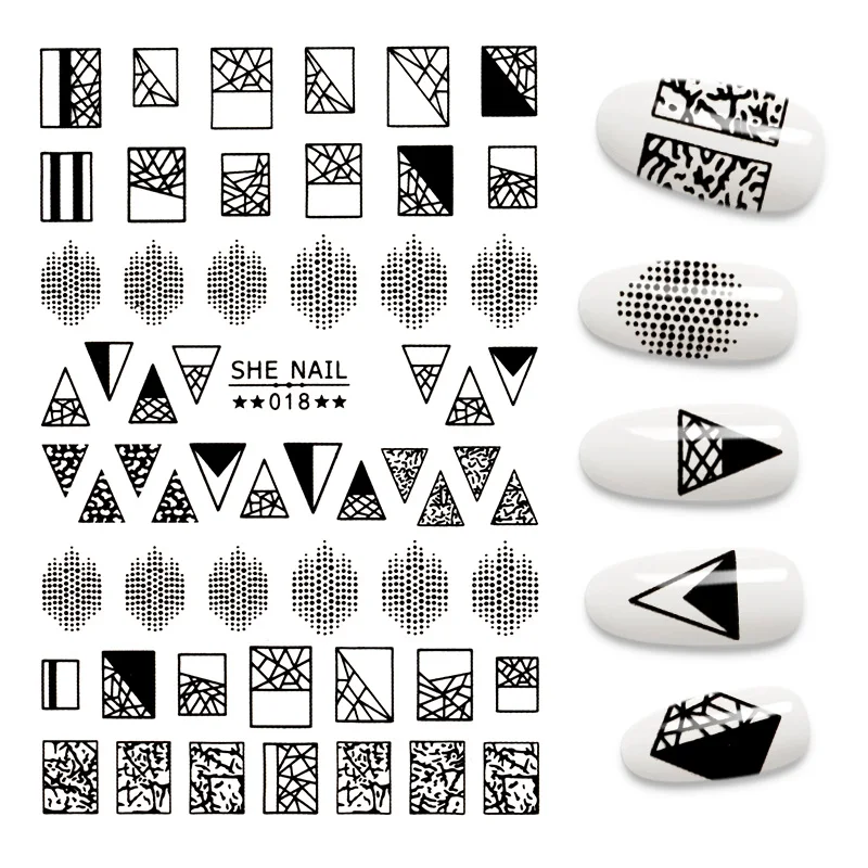 Fashion Nail Stickers Manicure Heart Shape Letter Flower Stickers For Nails Geometric Graphic Nail Art Decoration Decal
Fashion Nail Stickers Manicure Heart Shape Letter Flower Stickers For Nails Geometric Graphic Nail Art Decoration Decal