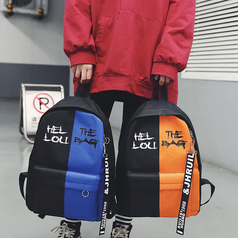 Backpack Female Korean Version High Quality Fashion Women Lady Or Men Nylon Hit Color Schoolbag Gripesack Dropship
Backpack Female Korean Version High Quality Fashion Women Lady Or Men Nylon Hit Color Schoolbag Gripesack Dropship