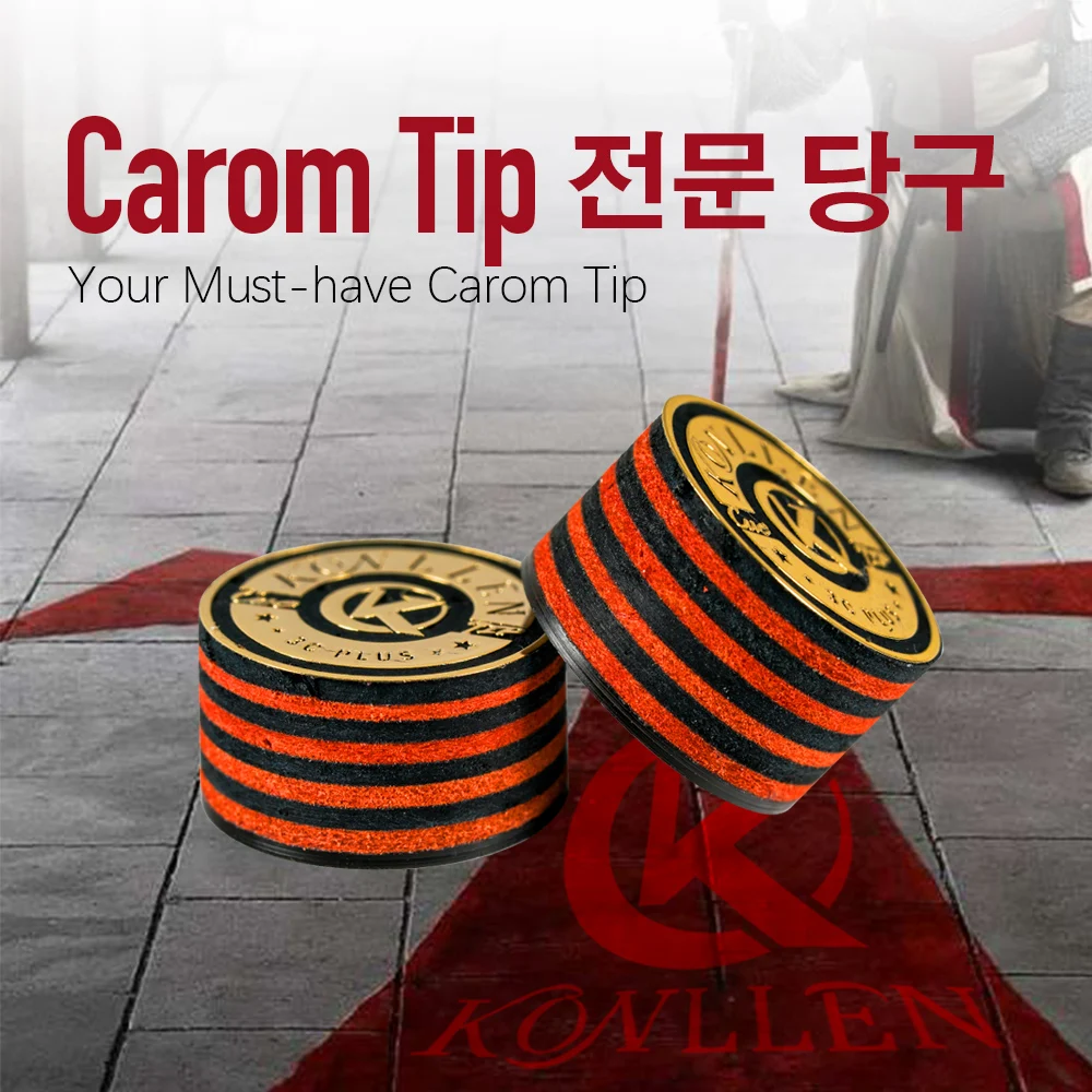 KONLLEN 3C PLUS PRO-Tip 3 Cushion Carom Cue Tip Billiard Cue Tips 14mm Billiards Cue carom Tip Professional Billiard Accessories
KONLLEN 3C PLUS PRO-Tip 3 Cushion Carom Cue Tip Billiard Cue Tips 14mm Billiards Cue carom Tip Professional Billiard Accessories
