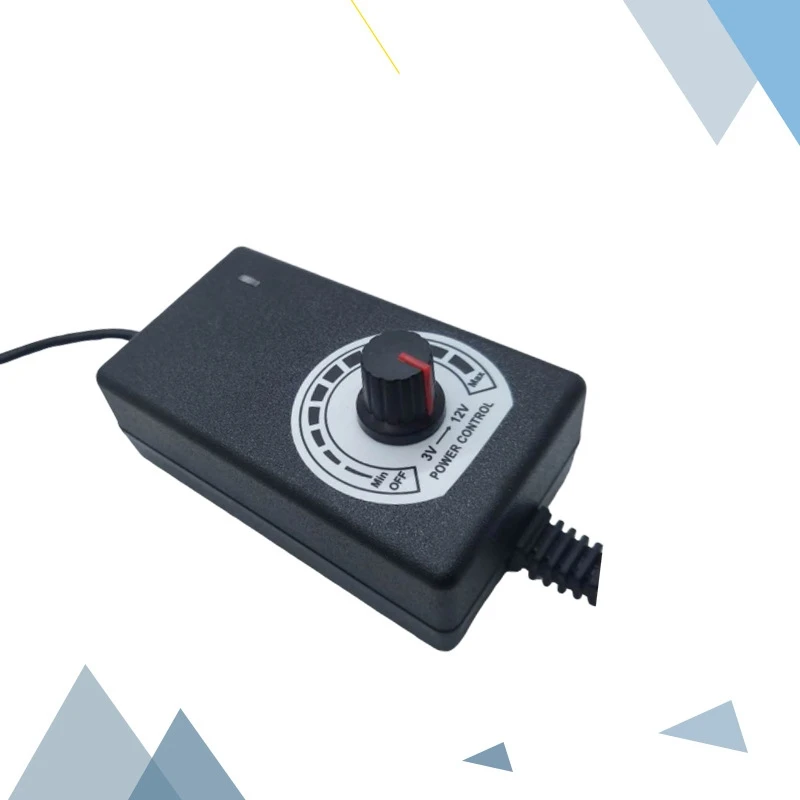 DC Power Adapter AC110-240V to Regulated DC 3-12 V 3A 36W Is Suitable for Motor Speed Control
DC Power Adapter AC110-240V to Regulated DC 3-12 V 3A 36W Is Suitable for Motor Speed Control