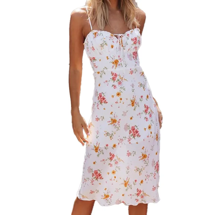 Dress Women Floral Print Sexy Spaghetti Strap Bandage Dress Summer Fashion Chic Sling Edible Tree Fungs Sweet Vestidos Mujer
Dress Women Floral Print Sexy Spaghetti Strap Bandage Dress Summer Fashion Chic Sling Edible Tree Fungs Sweet Vestidos Mujer
