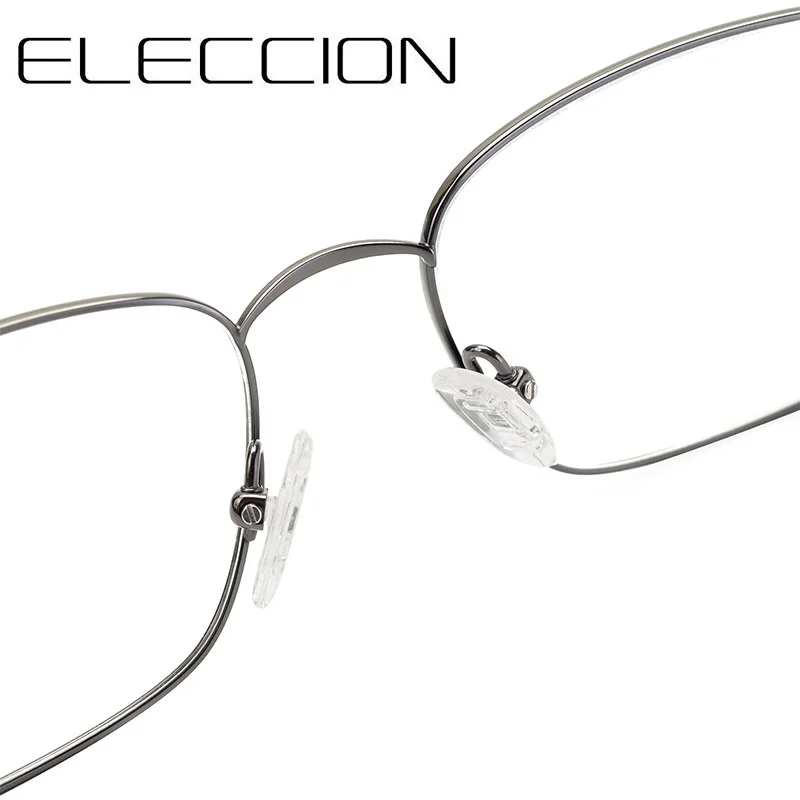 ELECCION Prescription Glasses Frame Men Women 2020 New Ultralight Pure Titanium Square Optical Myopia Eyeglasses Spectacle Frame
ELECCION Prescription Glasses Frame Men Women 2020 New Ultralight Pure Titanium Square Optical Myopia Eyeglasses Spectacle Frame