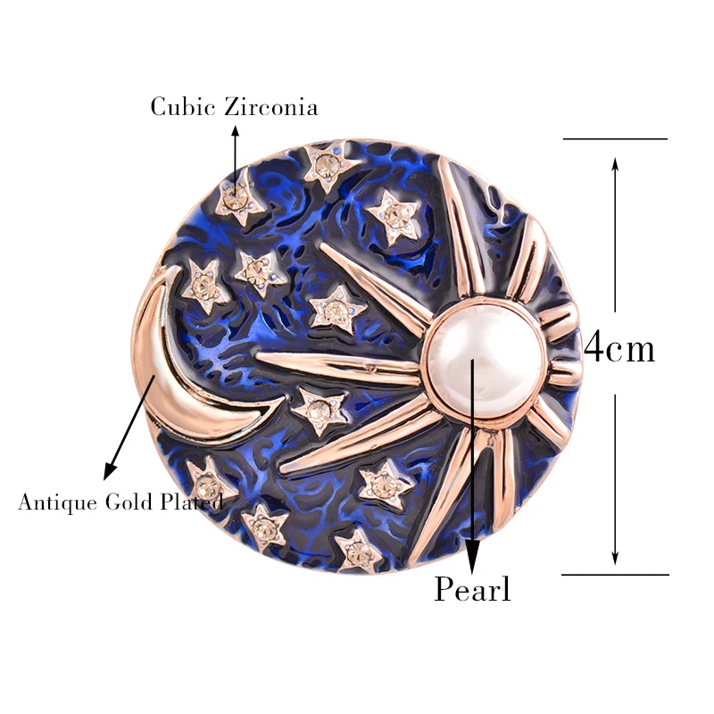 SINLEERY Unusual Design Star Moon Blue Red Enamel Brooch Pin Women's Fashion Accessories 2021 XZ200 SSP
SINLEERY Unusual Design Star Moon Blue Red Enamel Brooch Pin Women's Fashion Accessories 2021 XZ200 SSP