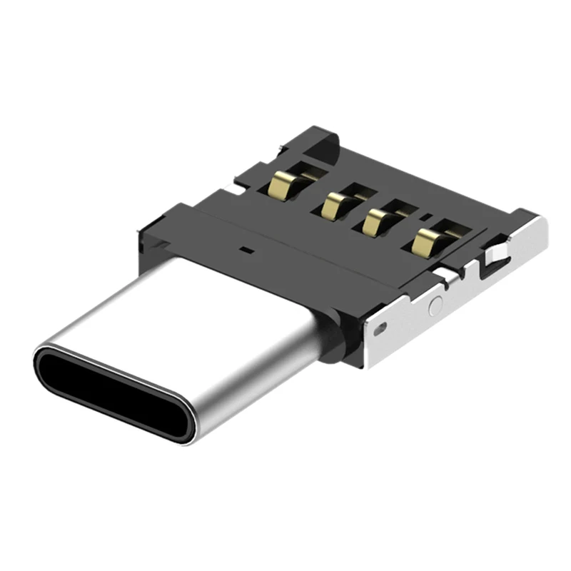

1/2 шт. USB-C 3,1 Тип с портом «папа» для USB с портом «мама» OTG адаптер конвертер для u-диска