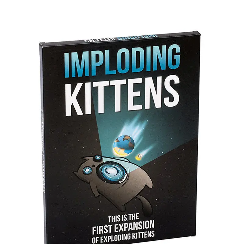 Exploding Kittens kitten Board Games Explode Fun Family Party Game For Children Adult Original-Red Box, NSFW -Black Box
Exploding Kittens kitten Board Games Explode Fun Family Party Game For Children Adult Original-Red Box, NSFW -Black Box