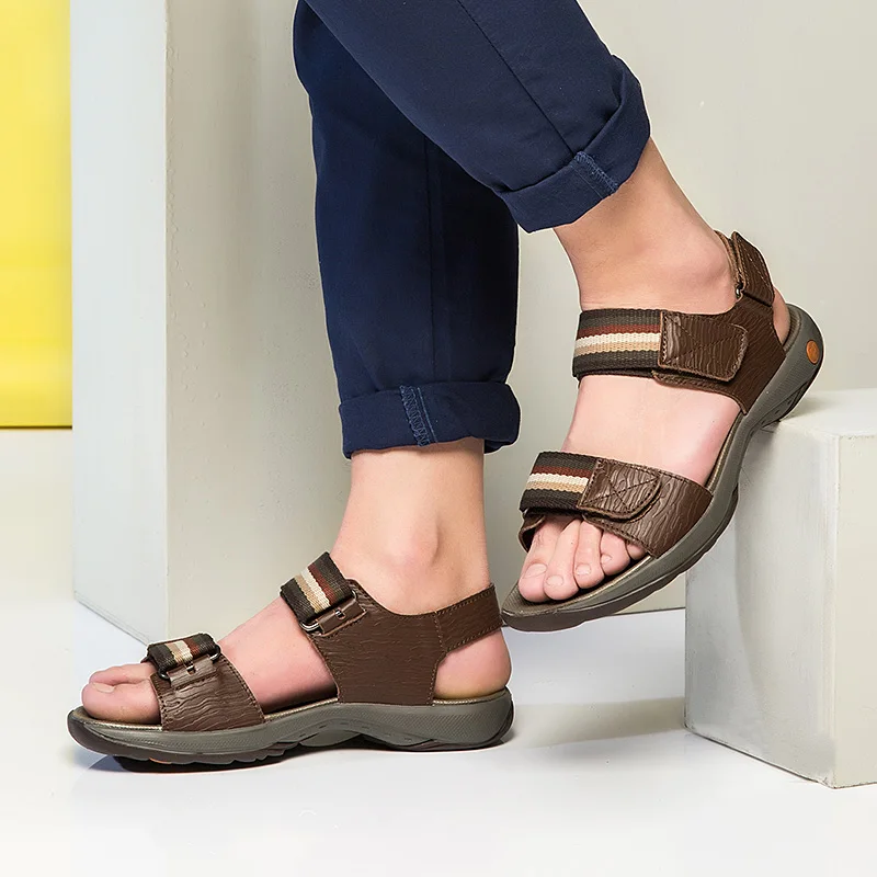 Abnkarwin Men Summer Genuine Leather Casual Breathable Mens Sandals Low Open Shoes Sandal Fabric Sandles Sandalia Hombre Sandle
Abnkarwin Men Summer Genuine Leather Casual Breathable Mens Sandals Low Open Shoes Sandal Fabric Sandles Sandalia Hombre Sandle
