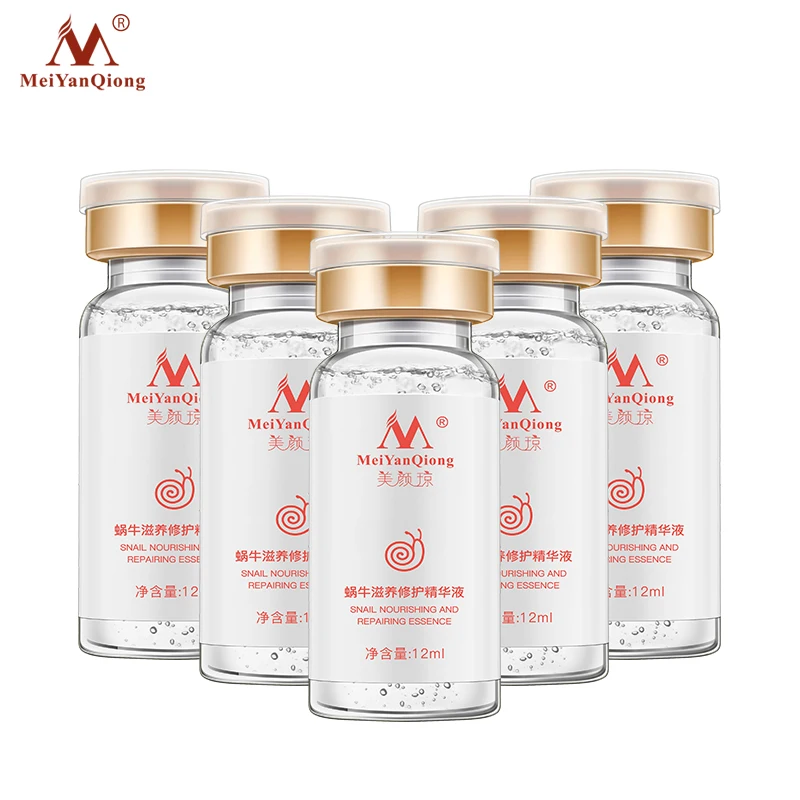 5pcs/lot Snail liquid contains plant essence hyaluronic acid anti-aging whitening skin lifting skin moisturizing essence 12 ml
5pcs/lot Snail liquid contains plant essence hyaluronic acid anti-aging whitening skin lifting skin moisturizing essence 12 ml