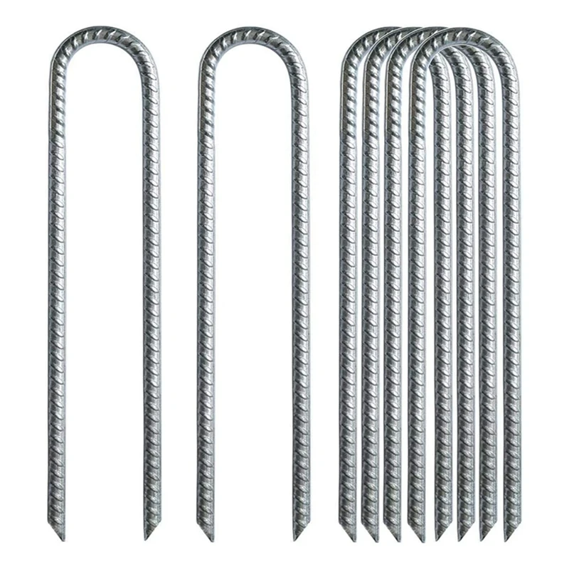 ELOS-6Pcs садовый наземный арматурный стержень, гвозди для палатки, оцинкованные стальные U-образные колышки, садовые анкеры, сверхмощные Ландш...
ELOS-6Pcs садовый наземный арматурный стержень, гвозди для палатки, оцинкованные стальные U-образные колышки, садовые анкеры, сверхмощные Ландш...