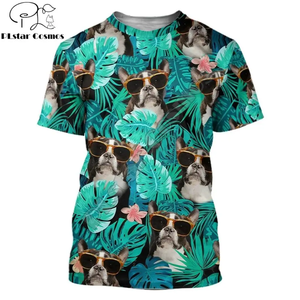 Summer Men t shirt 3D French Bulldog Tropical Hawaii Print T-Shirts Harajuku Casual short Sleeve Tee shirts Unisex Cool t-shirt
Summer Men t shirt 3D French Bulldog Tropical Hawaii Print T-Shirts Harajuku Casual short Sleeve Tee shirts Unisex Cool t-shirt