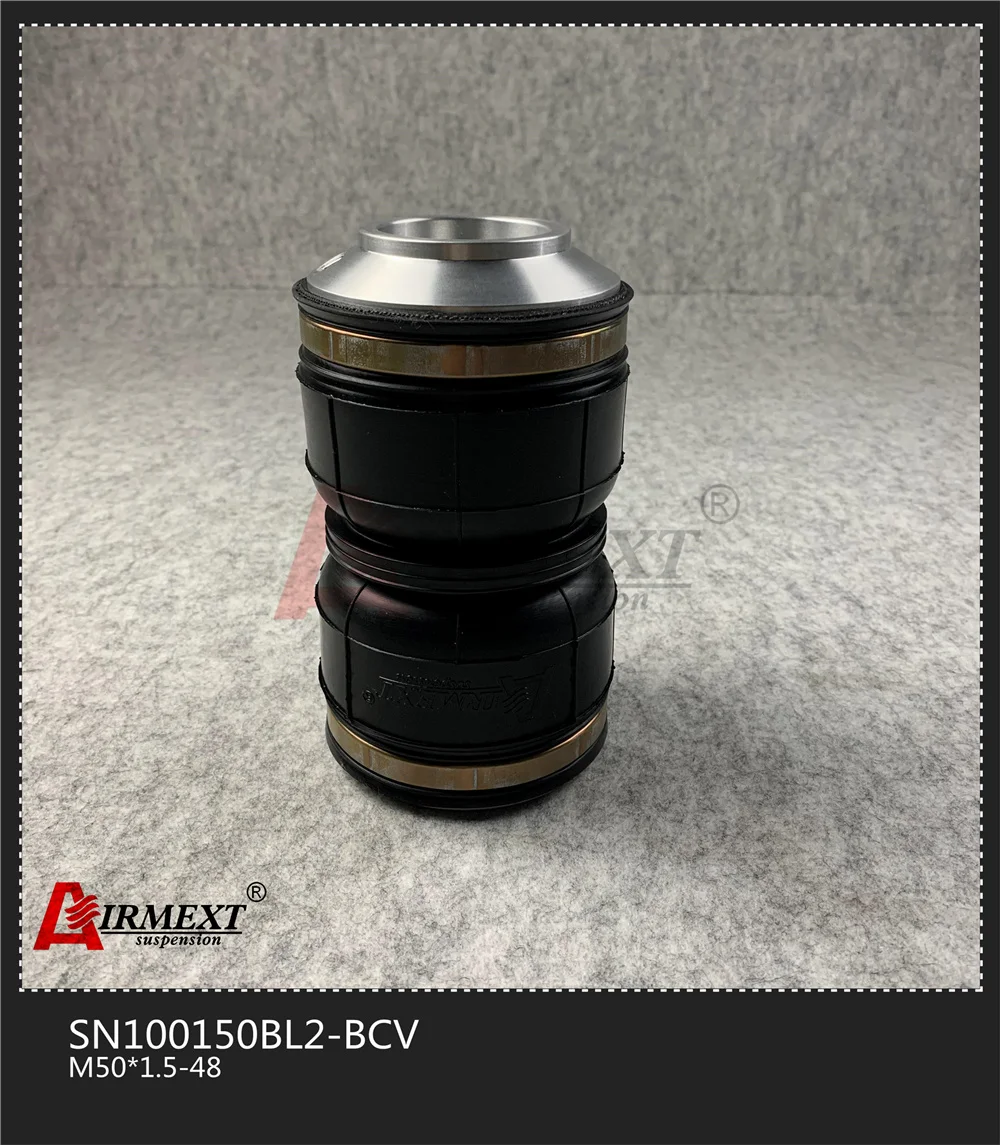SN100150BL2-TR /Fit TRUHART shocks Thread M43*1.25-40) /Air suspension Double convolute rubber airspring/airbag shock absorber - купить по