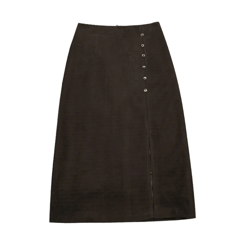 Woolen half-length skirt autumn and winter women's 2020 new slit sexy thin high waist mid-length woolen cloth bag hip skirt
Woolen half-length skirt autumn and winter women's 2020 new slit sexy thin high waist mid-length woolen cloth bag hip skirt