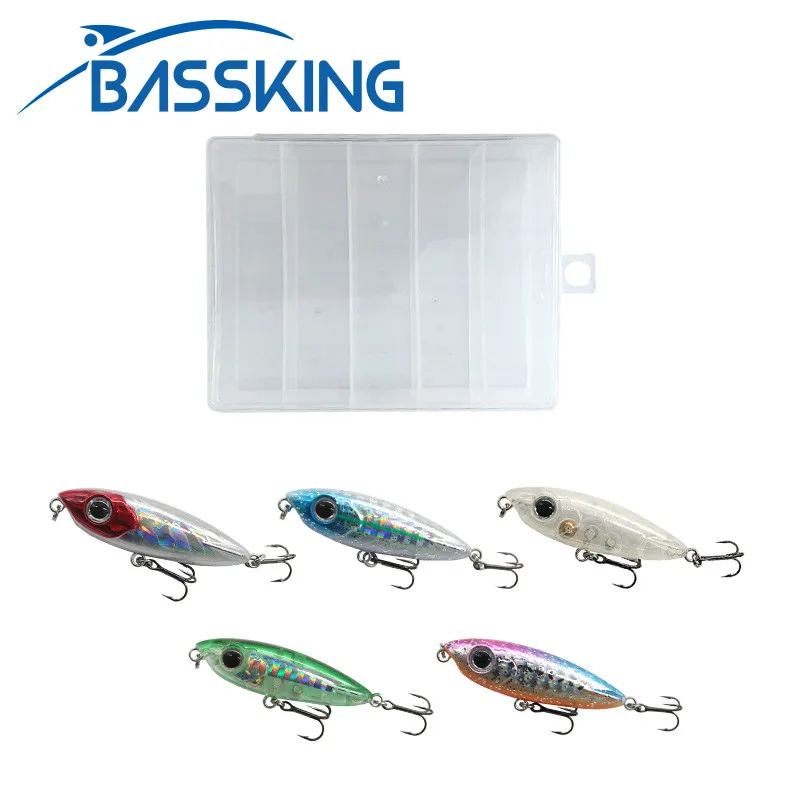 Набор рыболовных приманок BASSKING 5 шт. приманки карандаши с коробкой для снастей плавающие воблеры искусственная жесткая приманка набор иску...
Набор рыболовных приманок BASSKING 5 шт. приманки карандаши с коробкой для снастей плавающие воблеры искусственная жесткая приманка набор иску...