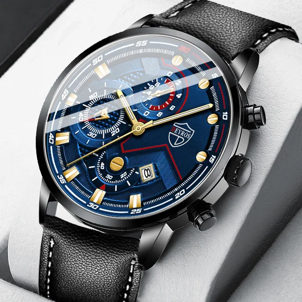 2022 fashion personality men's luminous watch men's leather calendar quartz watch
2022 fashion personality men's luminous watch men's leather calendar quartz watch